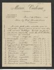 Nachlass Franz Steindachner, Brief von Marco Cialona an Franz Steindachner (30.10.1902), Inv.Nr. 82.02, Seite 1